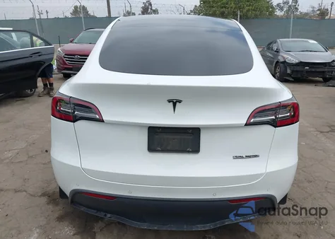 2021 Tesla Model Y Long Range Dual Motor All-Wheel Drive from USA, damaged, VIN 5YJYGDEE1MF146540